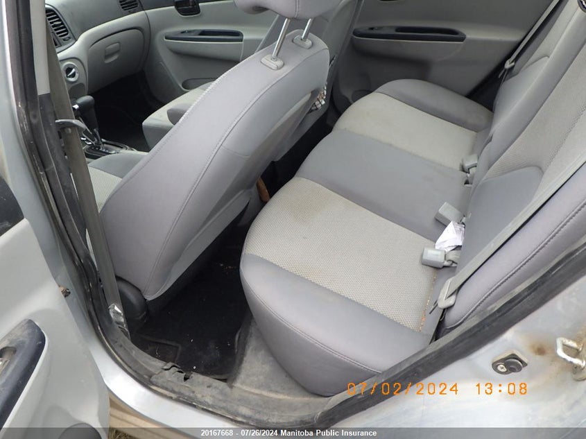 2010 Hyundai Accent Gl VIN: KMHCN4BC3AU527808 Lot: 20167668