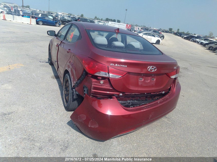 2013 Hyundai Elantra Gls VIN: 5NPDH4AE8DH360492 Lot: 20167672