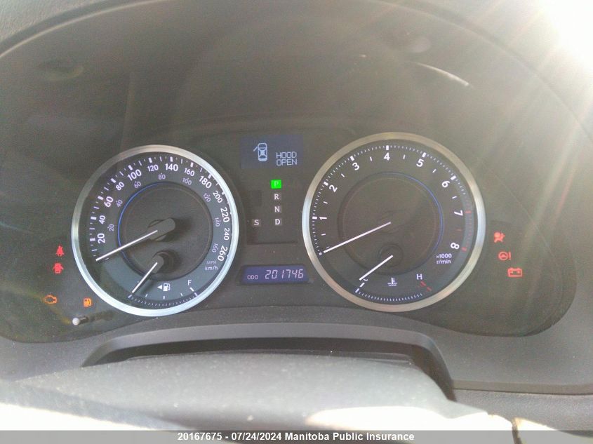 2012 Lexus Is 250 VIN: JTHCF5C26C5054138 Lot: 20167675