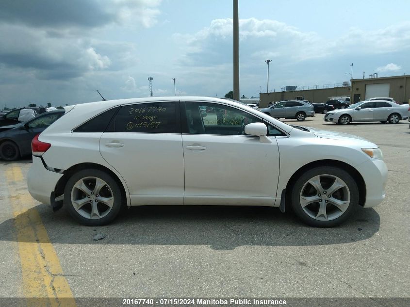 2012 Toyota Venza V6 VIN: 4T3BK3BB0CU065157 Lot: 20167740