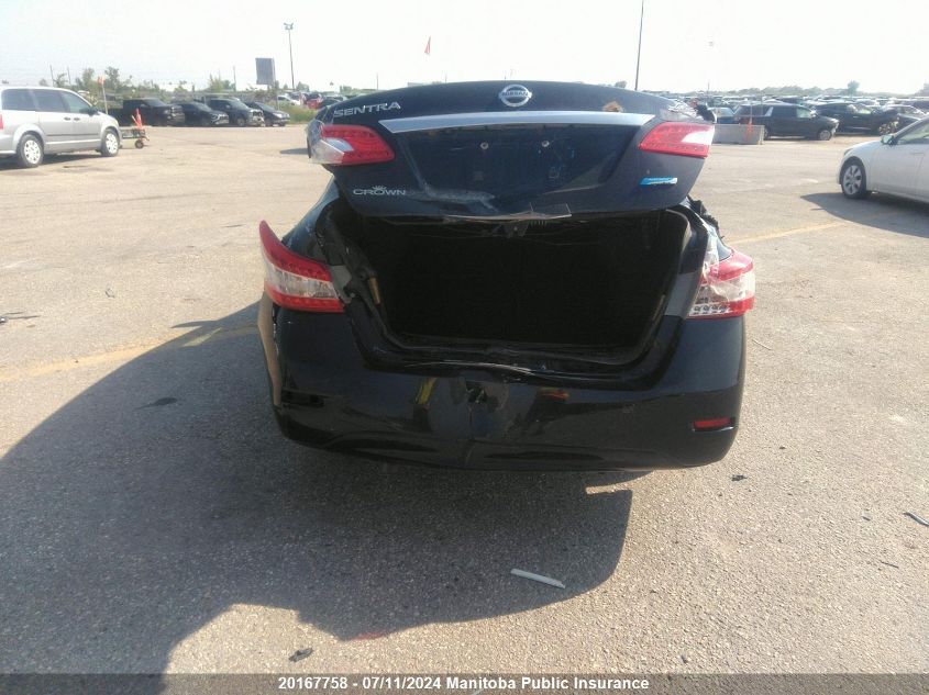 2014 Nissan Sentra 1.8 Sv VIN: 3N1AB7AP9EL647996 Lot: 20167758