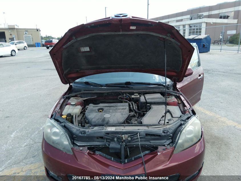 2009 Mazda Mazda3 Sport Gt VIN: JM1BK343891239599 Lot: 20167785