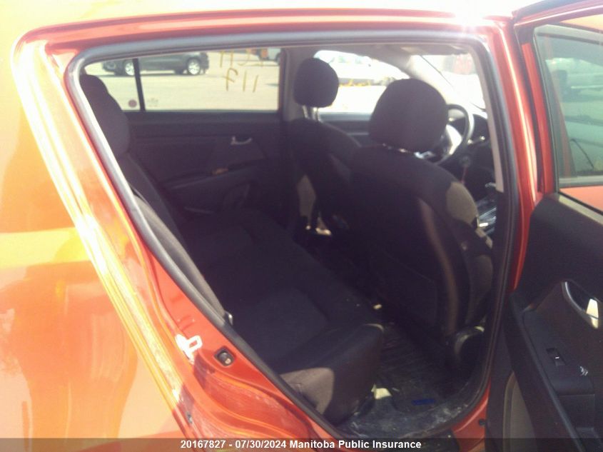 2011 Kia Sportage Lx VIN: KNDPB3A20B7117520 Lot: 20167827