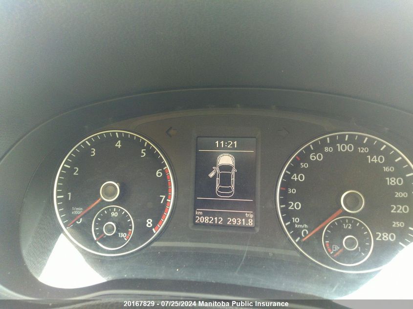 2014 Volkswagen Passat 1.8 Tsi VIN: 1VWCS7A36EC076818 Lot: 20167829