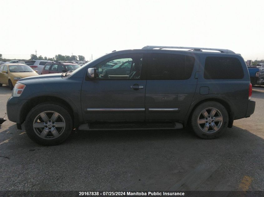 2011 Nissan Armada Platinum VIN: 5N1AA0NE7BN603406 Lot: 20167838