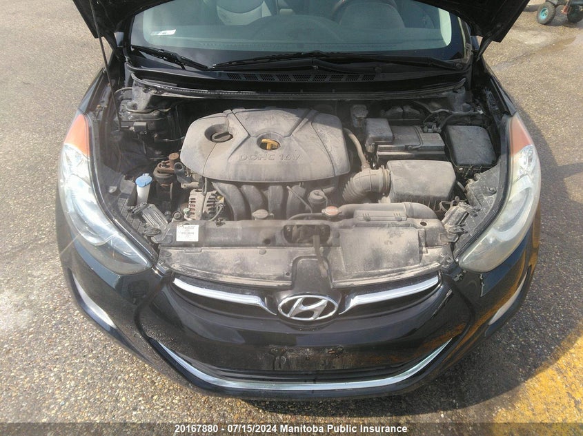 2012 Hyundai Elantra Gls VIN: 5NPDH4AE6CH121103 Lot: 20167880