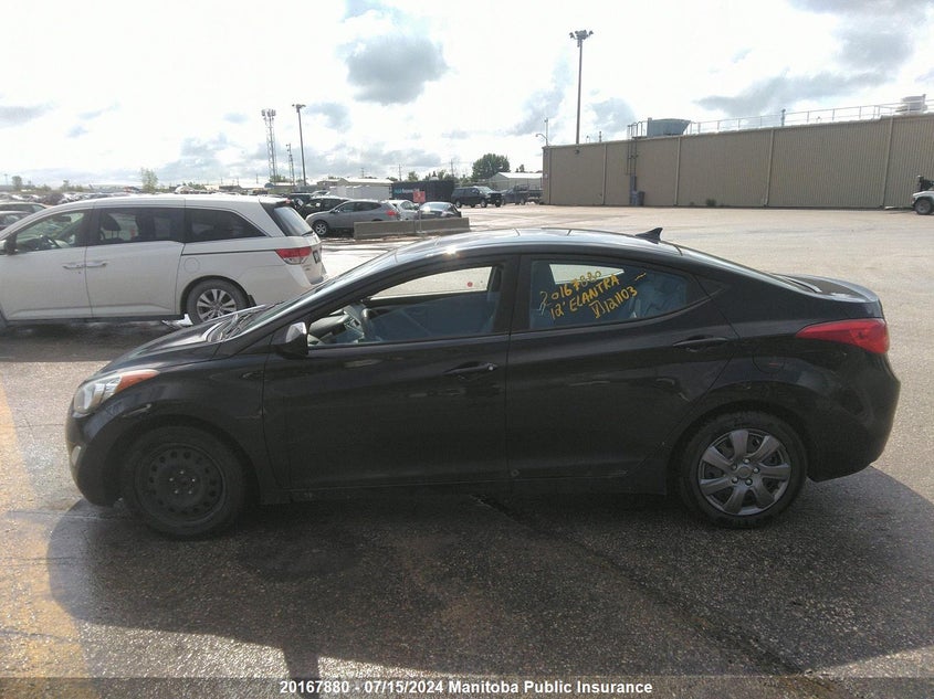 2012 Hyundai Elantra Gls VIN: 5NPDH4AE6CH121103 Lot: 20167880