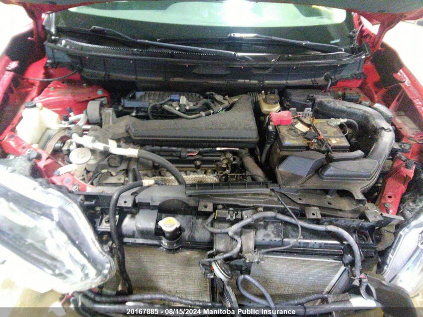 2015 Nissan Rogue Sv VIN: 5N1AT2MM9FC753615 Lot: 20167885