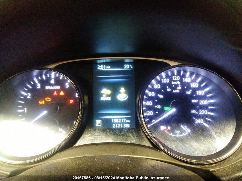 2015 Nissan Rogue Sv VIN: 5N1AT2MM9FC753615 Lot: 20167885