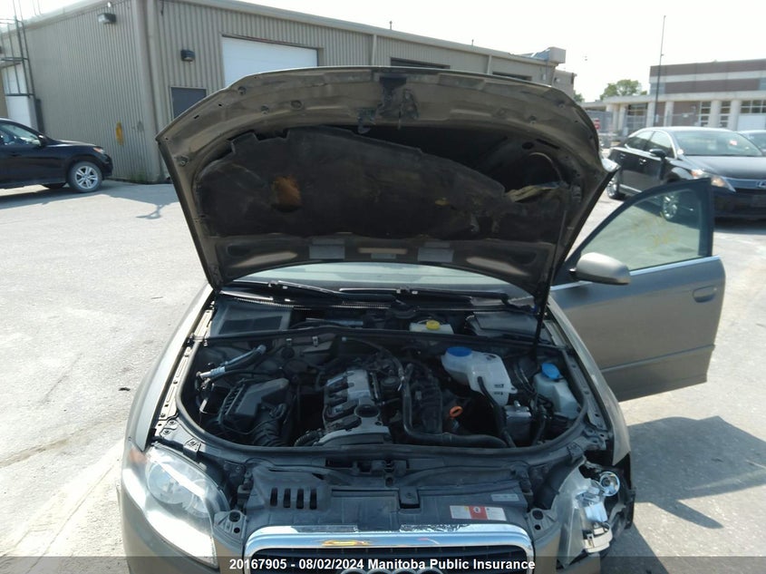 2006 Audi A4 2.0T Quattro VIN: WAUDF78E86A106043 Lot: 20167905