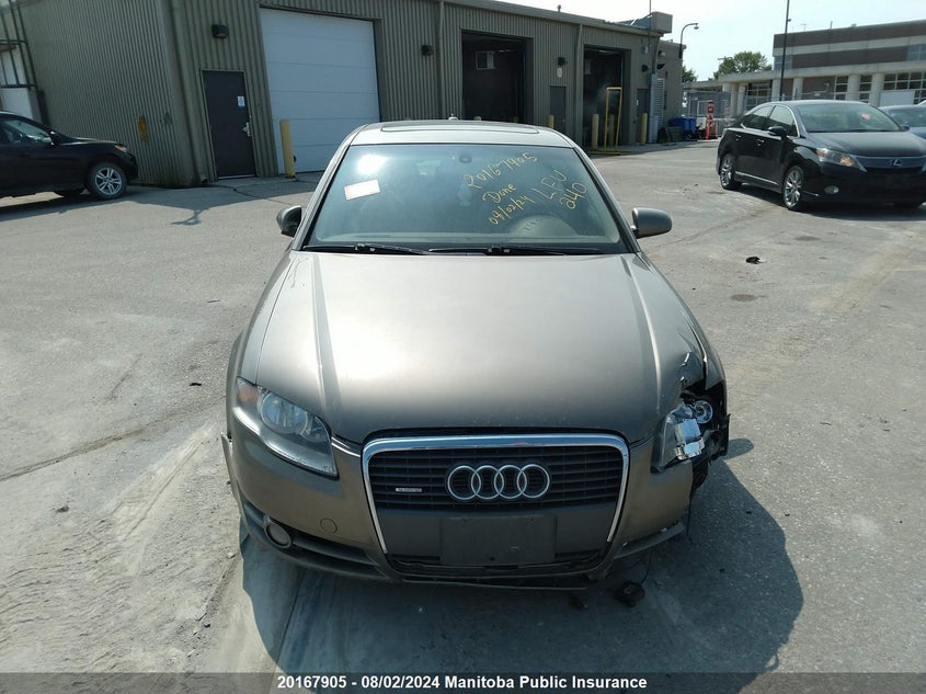 2006 Audi A4 2.0T Quattro VIN: WAUDF78E86A106043 Lot: 20167905