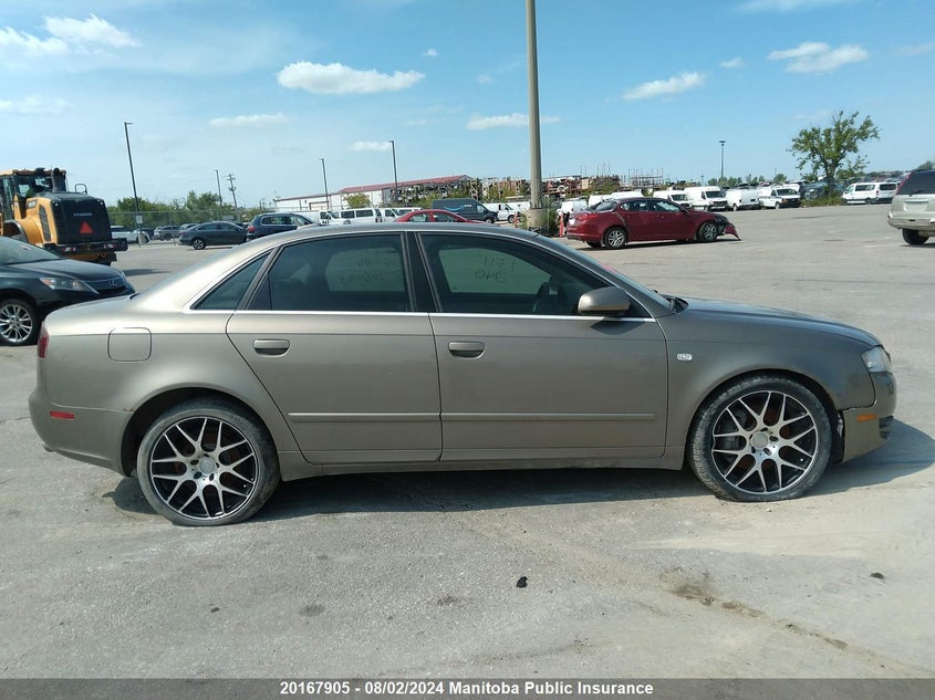 2006 Audi A4 2.0T Quattro VIN: WAUDF78E86A106043 Lot: 20167905