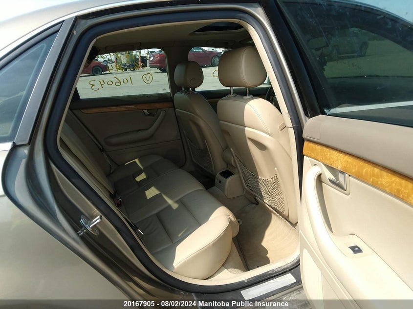 2006 Audi A4 2.0T Quattro VIN: WAUDF78E86A106043 Lot: 20167905