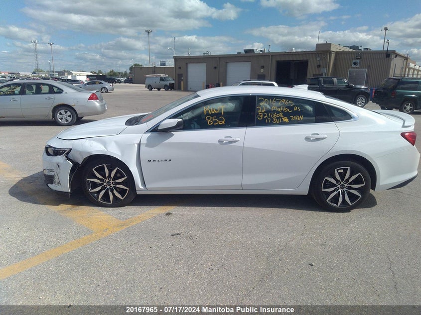 2022 Chevrolet Malibu Rs VIN: 1G1ZG5ST8NF210608 Lot: 20167965