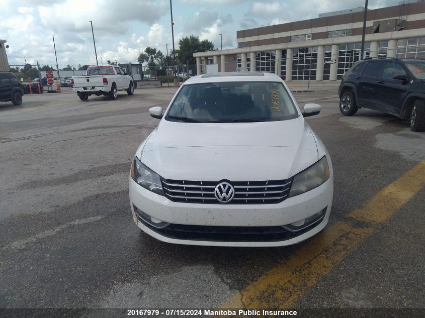 2013 Volkswagen Passat 2.0 Tdi VIN: 1VWCN7A31DC020906 Lot: 20167979