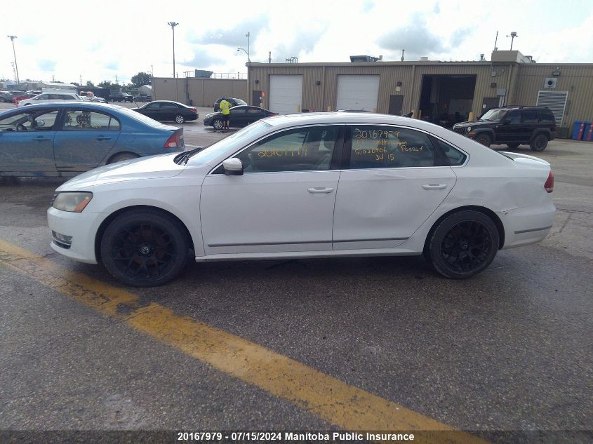 2013 Volkswagen Passat 2.0 Tdi VIN: 1VWCN7A31DC020906 Lot: 20167979