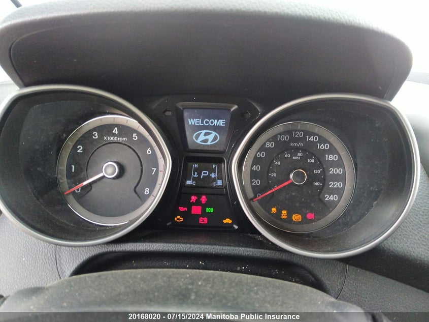 2014 Hyundai Elantra Gt Gl VIN: KMHD25LH2EU167286 Lot: 20168020