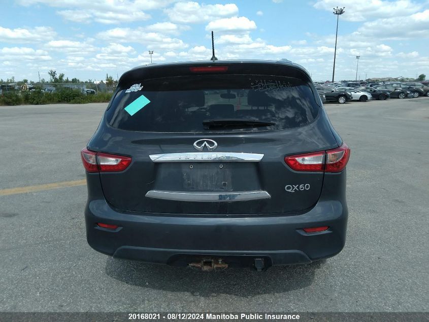 2014 Infiniti Qx60 VIN: 5N1AL0MMXEC539381 Lot: 20168021