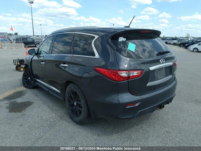 2014 Infiniti Qx60 VIN: 5N1AL0MMXEC539381 Lot: 20168021