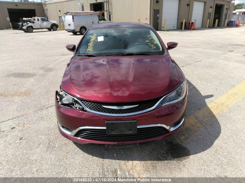 2016 Chrysler 200 Limited V6 VIN: 1C3CCCAG1GN158723 Lot: 20168033