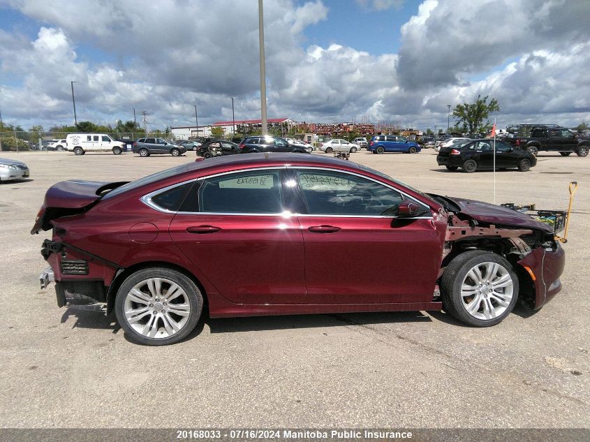 2016 Chrysler 200 Limited V6 VIN: 1C3CCCAG1GN158723 Lot: 20168033