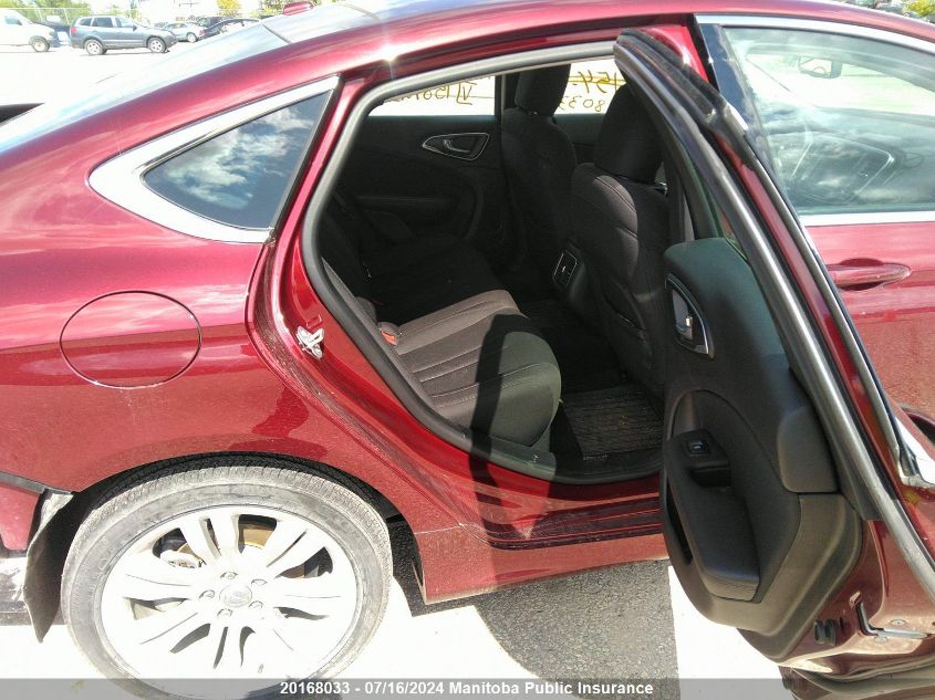 2016 Chrysler 200 Limited V6 VIN: 1C3CCCAG1GN158723 Lot: 20168033