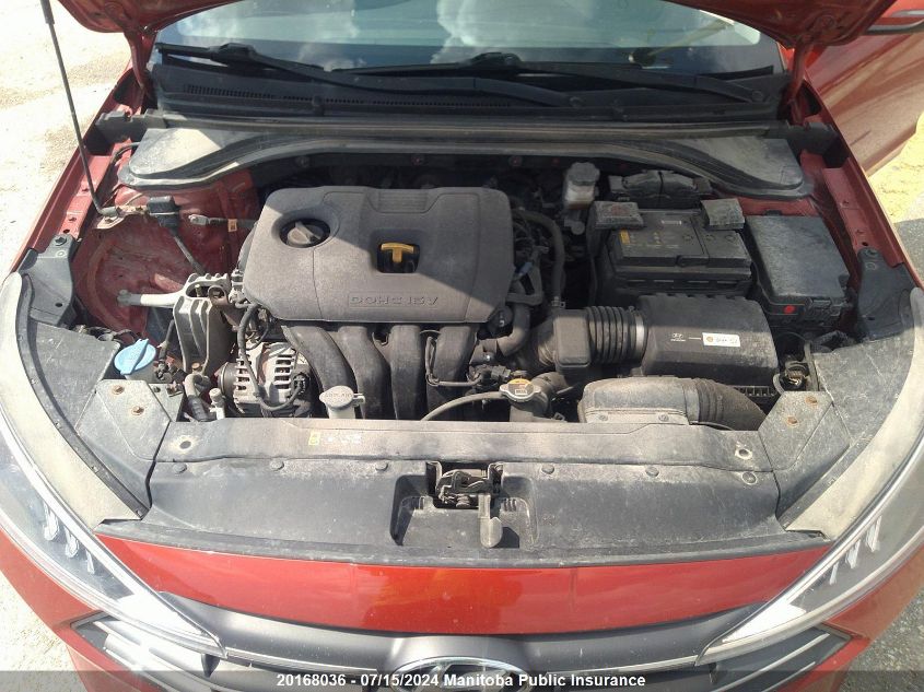 2019 Hyundai Elantra Preferred VIN: KMHD84LF1KU872048 Lot: 20168036