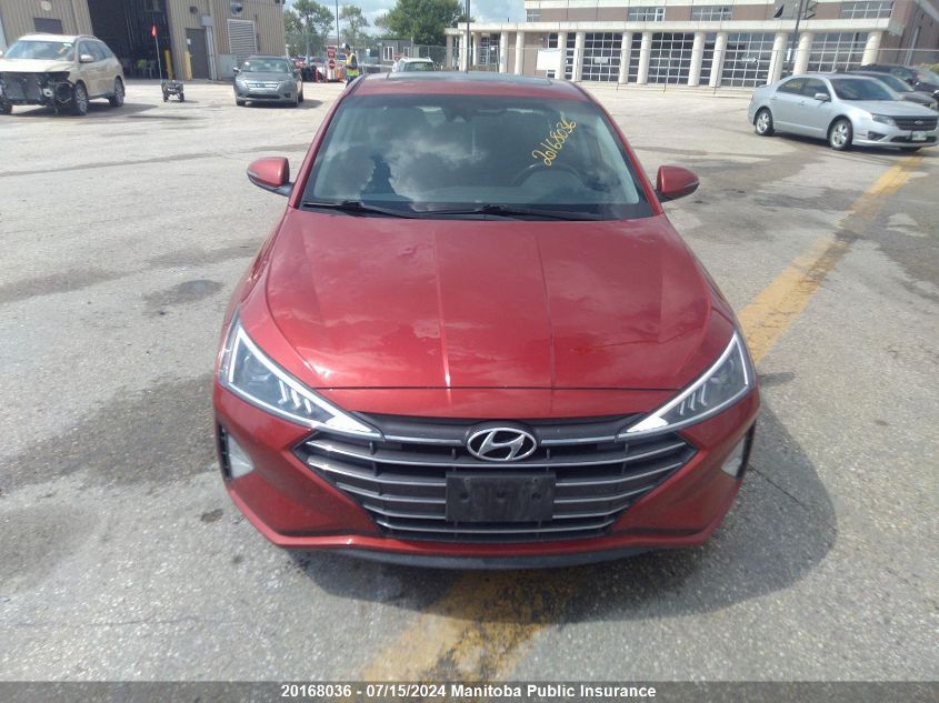 2019 Hyundai Elantra Preferred VIN: KMHD84LF1KU872048 Lot: 20168036