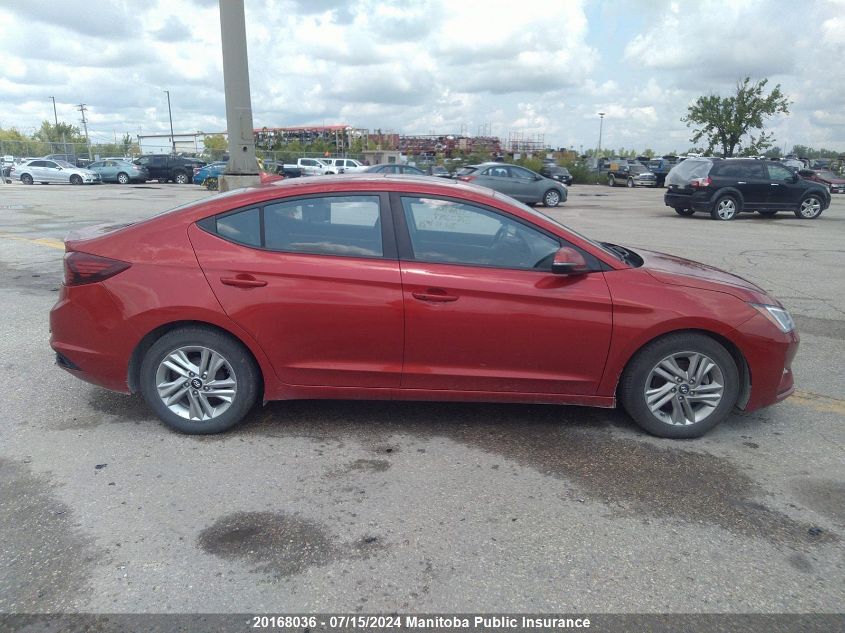 2019 Hyundai Elantra Preferred VIN: KMHD84LF1KU872048 Lot: 20168036