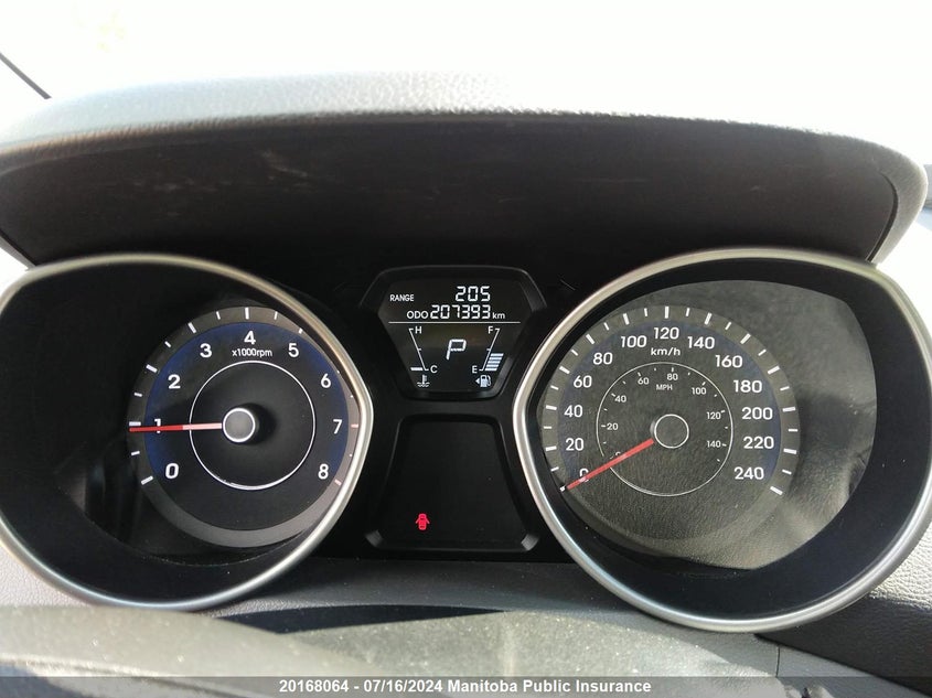 2012 Hyundai Elantra Gl VIN: 5NPDH4AE3CH117445 Lot: 20168064