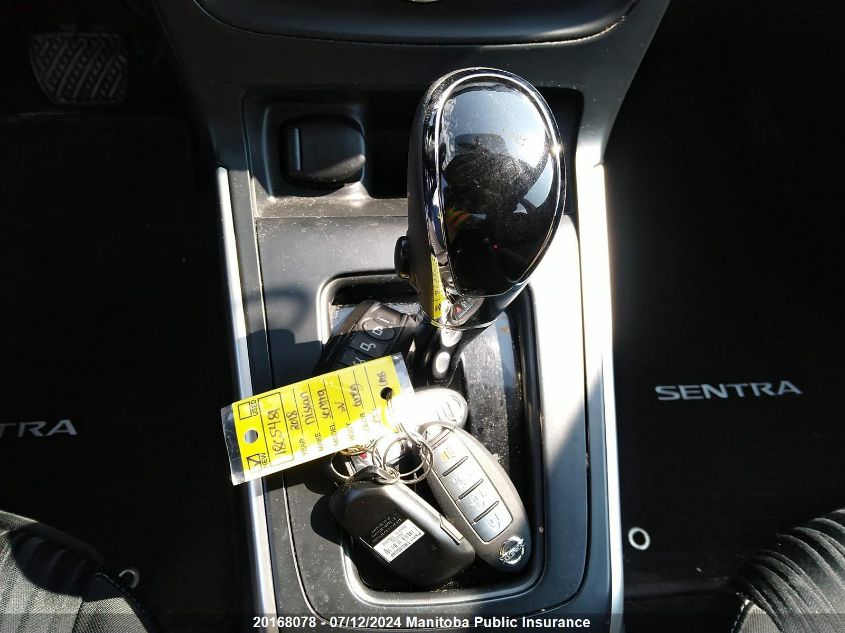 2018 Nissan Sentra 1.8 Sv VIN: 3N1AB7AP3JY325481 Lot: 20168078