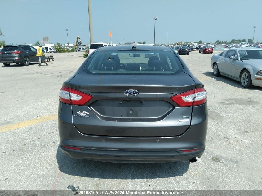 2016 Ford Fusion Se VIN: 3FA6P0HD1GR371665 Lot: 20168105