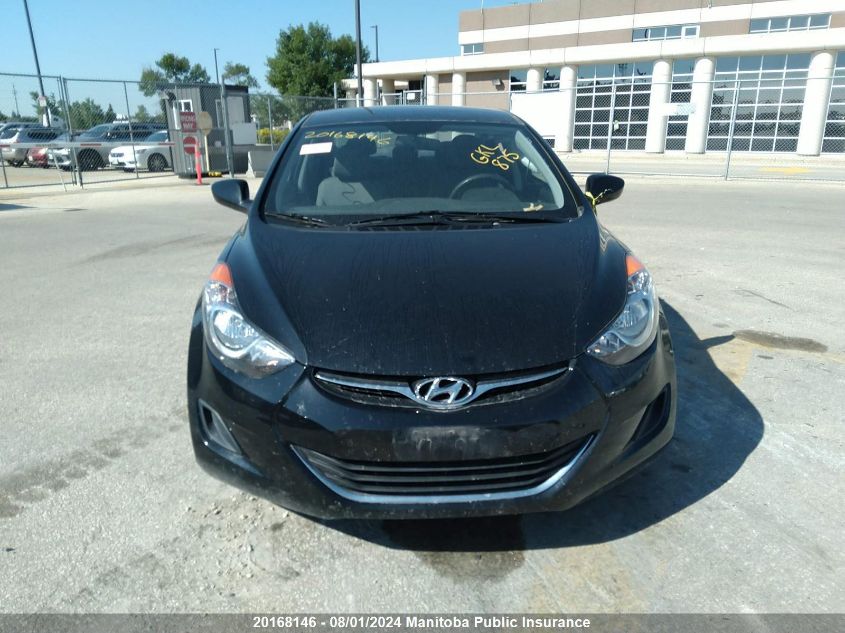 2013 Hyundai Elantra Gl VIN: 5NPDH4AE5DH193217 Lot: 20168146