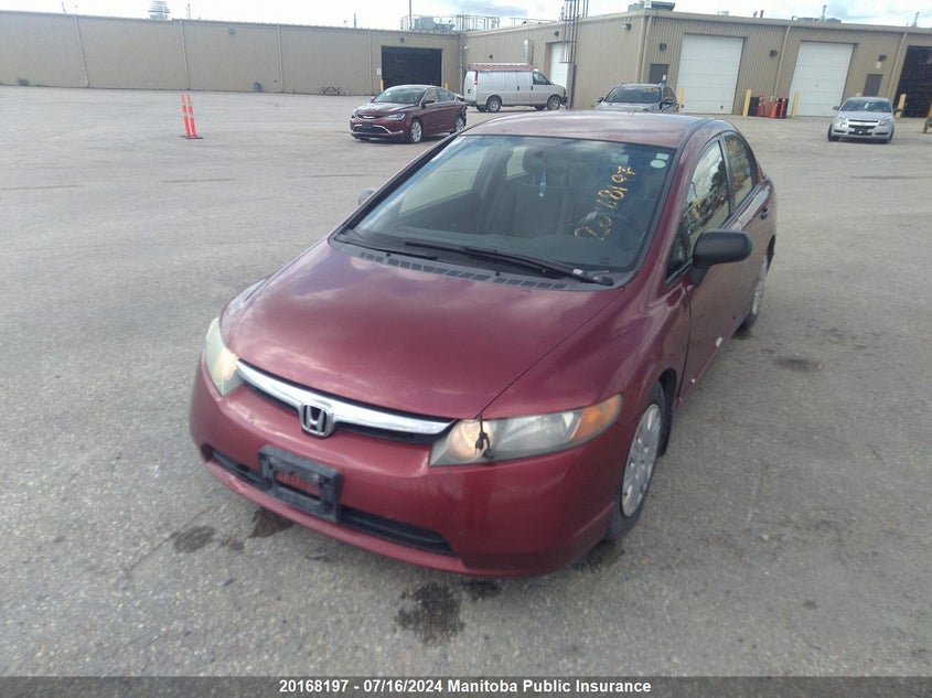 2007 Honda Civic Dx-G VIN: 2HGFA16327H027741 Lot: 20168197