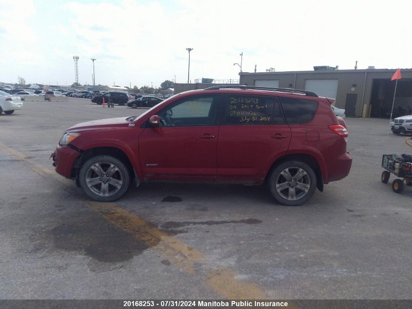 2009 Toyota Rav4 Sport V6 VIN: 2T3BK32V79W007436 Lot: 20168253