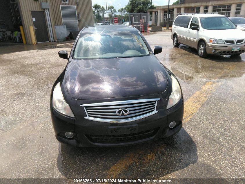 2011 Infiniti G37X VIN: JN1CV6AR3BM408117 Lot: 20168265