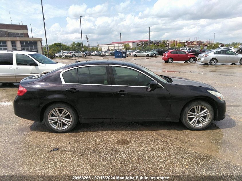 2011 Infiniti G37X VIN: JN1CV6AR3BM408117 Lot: 20168265