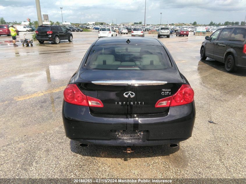 2011 Infiniti G37X VIN: JN1CV6AR3BM408117 Lot: 20168265