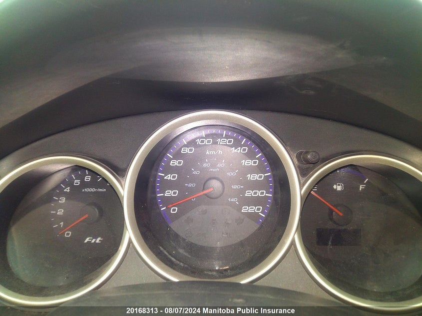 2008 Honda Fit Lx VIN: JHMGD374X8S806505 Lot: 20168313