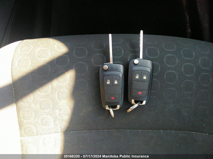 2014 Chevrolet Trax Ls VIN: 3GNCJKEB2EL171785 Lot: 20168320