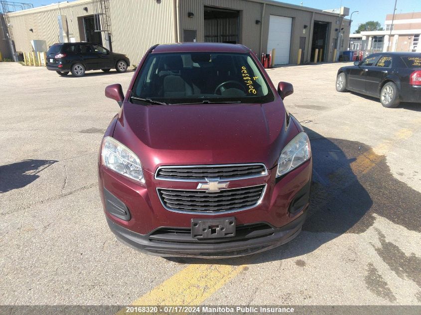 2014 Chevrolet Trax Ls VIN: 3GNCJKEB2EL171785 Lot: 20168320