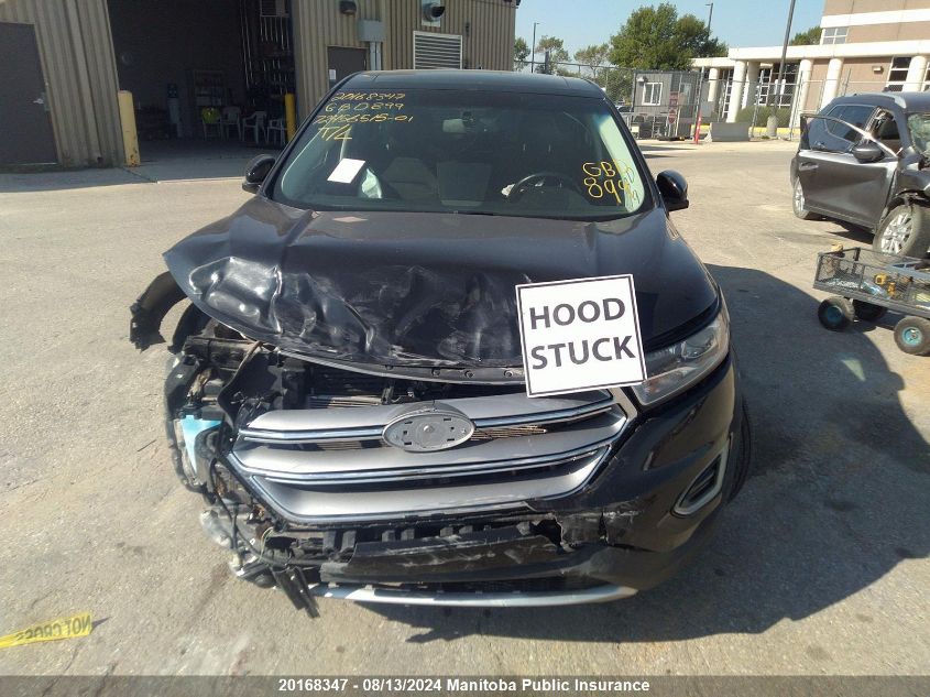 2016 Ford Edge Se VIN: 2FMPK4J89GBB62850 Lot: 20168347