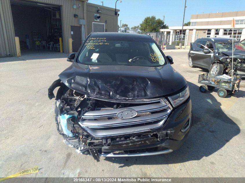 2016 Ford Edge Se VIN: 2FMPK4J89GBB62850 Lot: 20168347