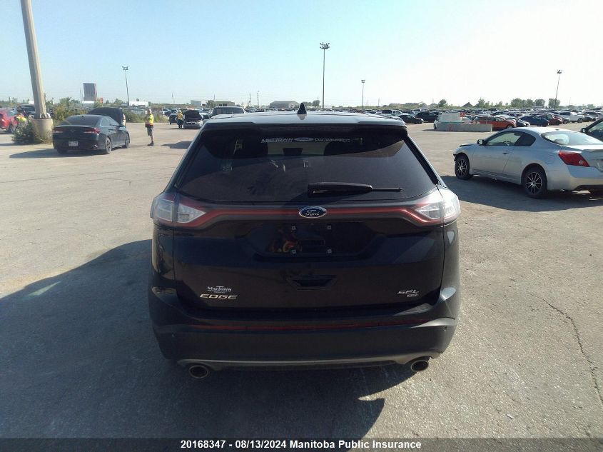 2016 Ford Edge Se VIN: 2FMPK4J89GBB62850 Lot: 20168347