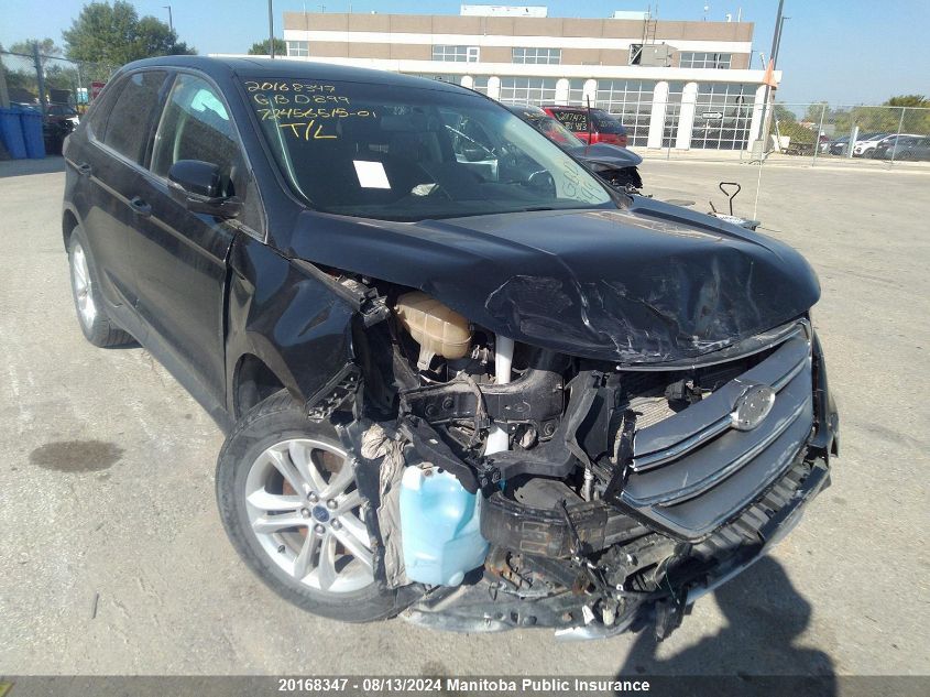 2016 Ford Edge Se VIN: 2FMPK4J89GBB62850 Lot: 20168347