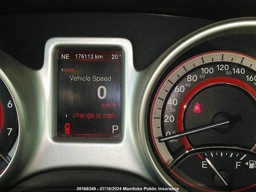 2015 Dodge Journey Sxt VIN: 3C4PDCCG0FT626589 Lot: 20168349