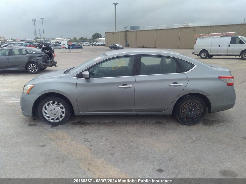 2013 Nissan Sentra 1.8 Sv VIN: 3N1AB7AP5DL616243 Lot: 20168367