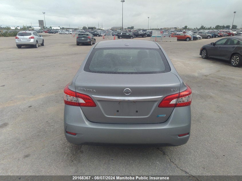 2013 Nissan Sentra 1.8 Sv VIN: 3N1AB7AP5DL616243 Lot: 20168367