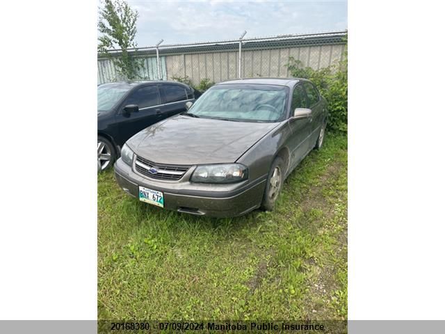 2003 Chevrolet Impala VIN: 2G1WF52E939402018 Lot: 20168380