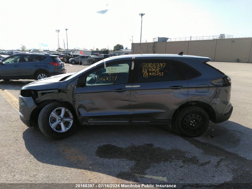 2022 Ford Edge Se VIN: 2FMPK4G9XNBA85757 Lot: 20168397